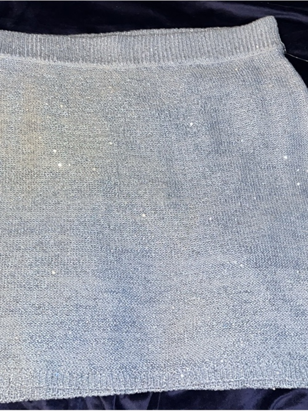wild fable Light Blue Sequin Knit Sweater